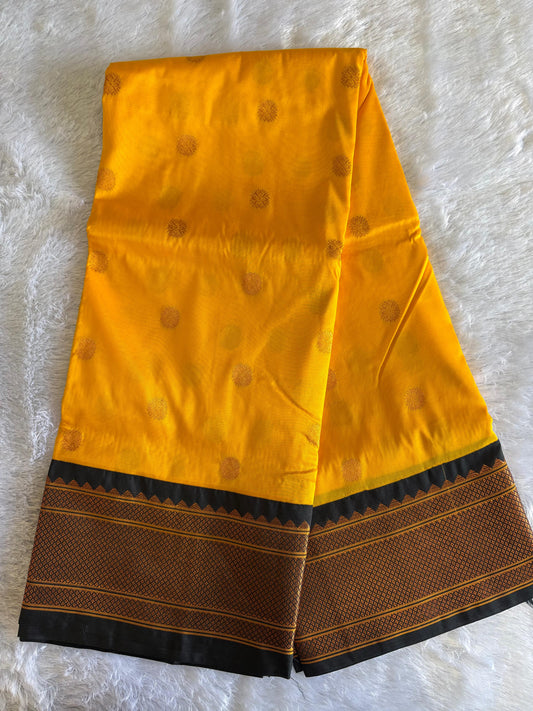 Mustard Yellow Paithani