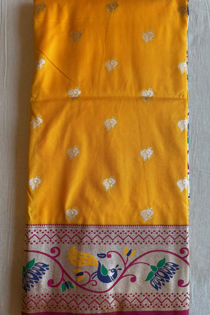 Yellow Color Paithani