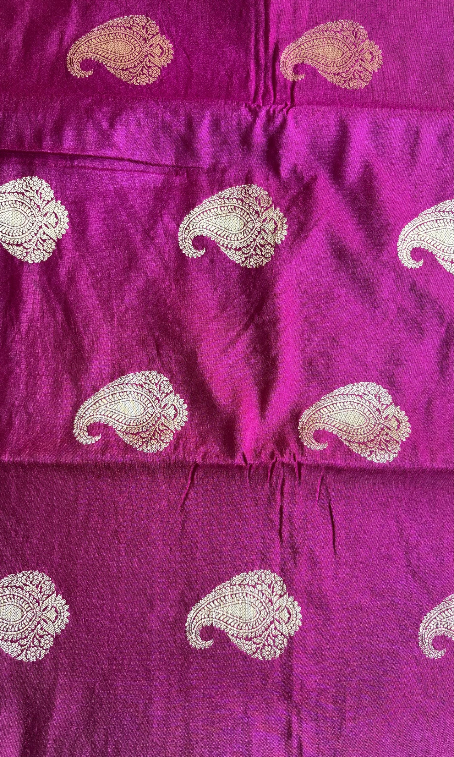 Banarsi pink silk saree