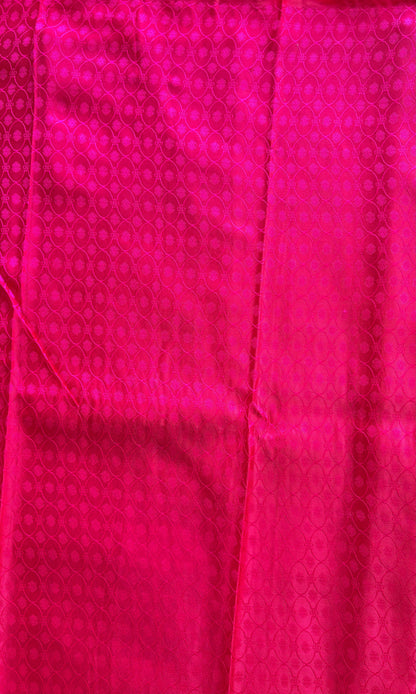 Banarasi Mashru Pink Saree