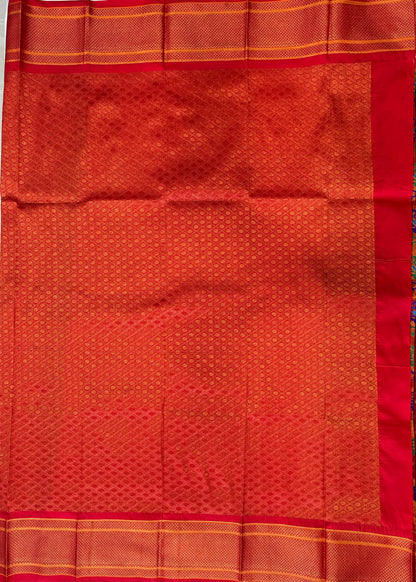 Deep Maroon Paithani