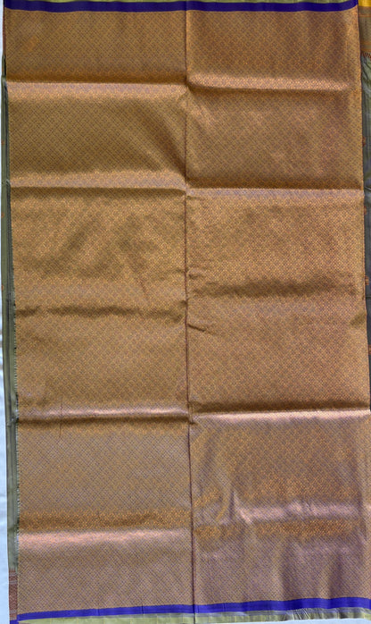 Golden Green Tone Paithani