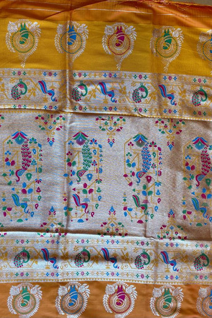 Kalawati Orange Saree
