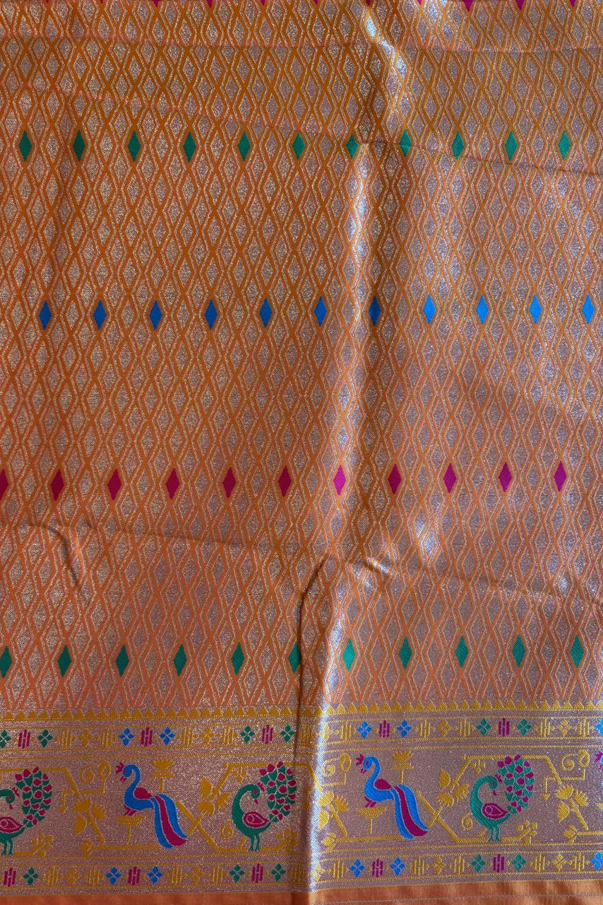 Kalawati Orange Saree