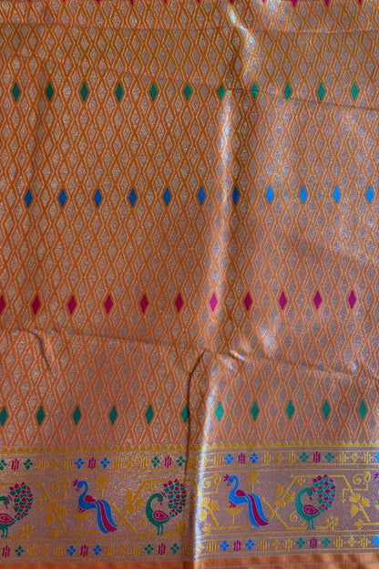 Kalawati Orange Saree