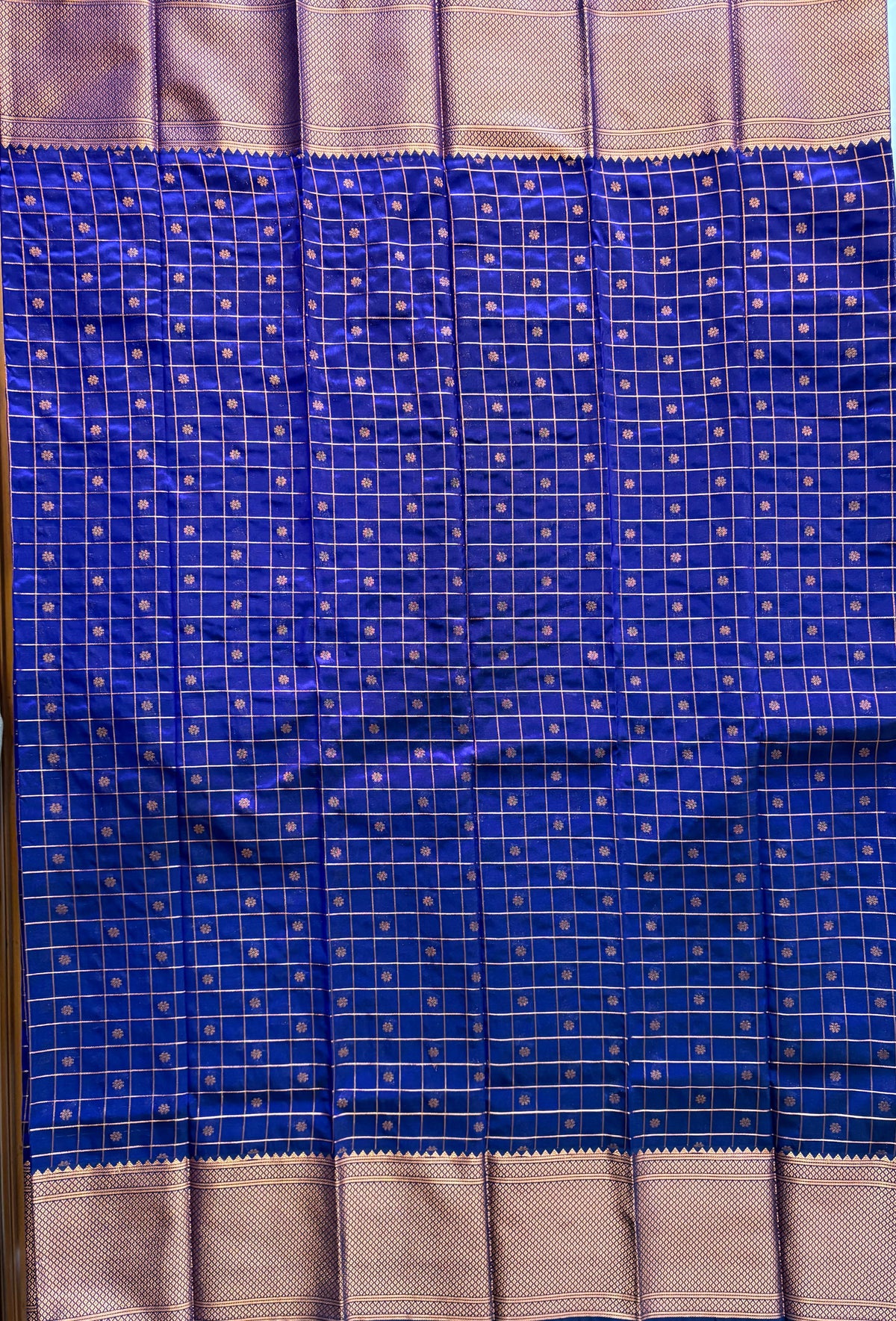 Blue colour Kalanjali Paithani