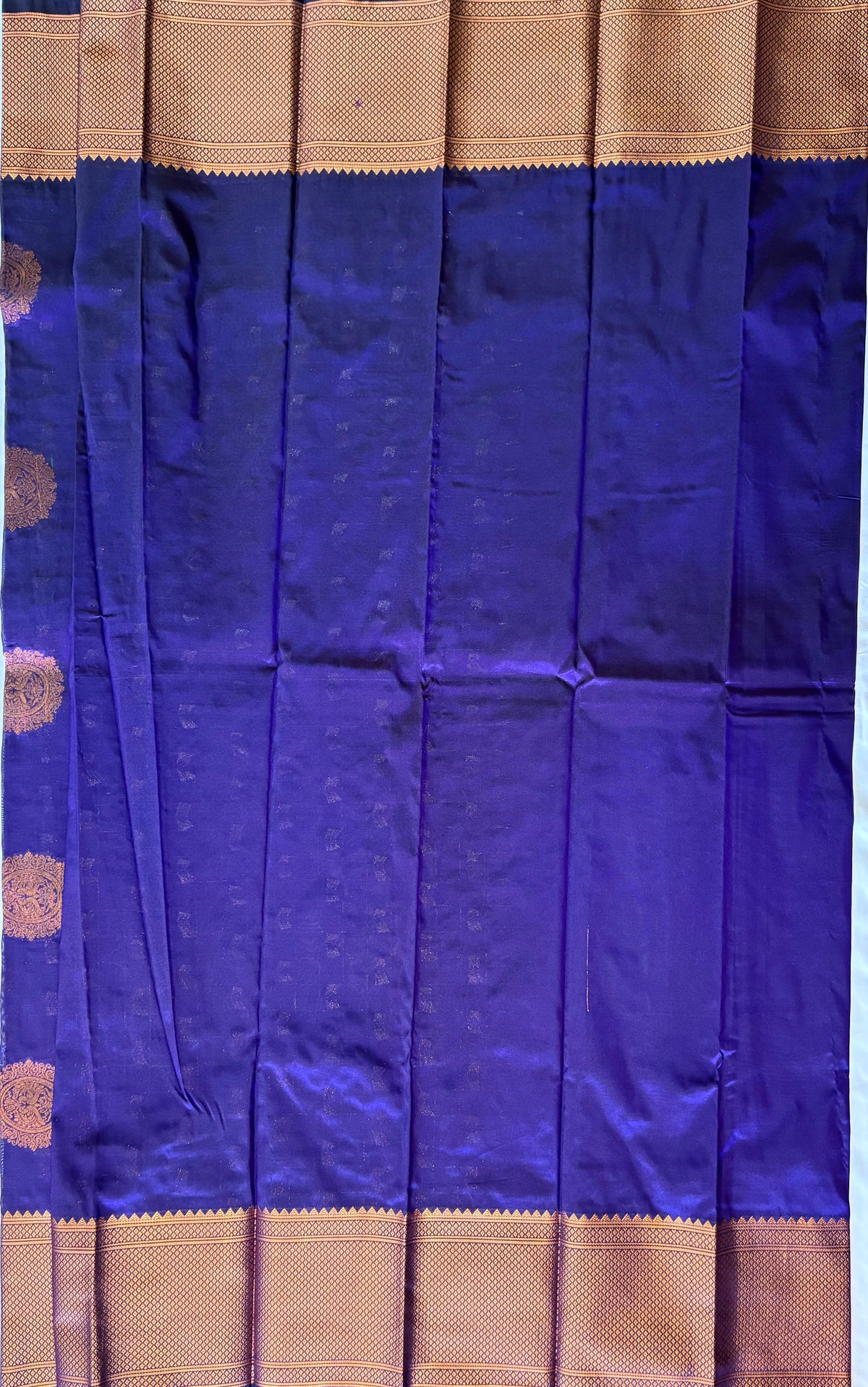 Blue colour Kalanjali Paithani