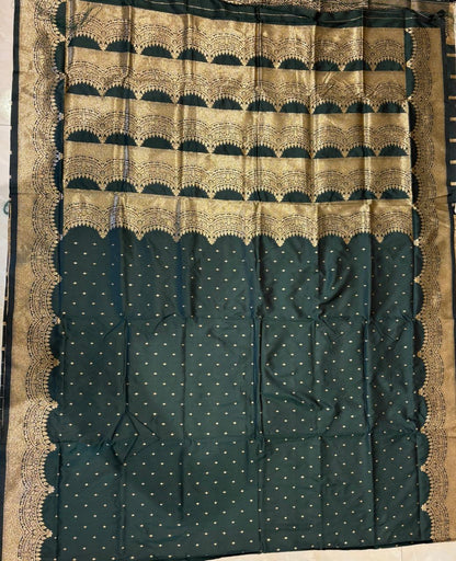 Mangali Green Saree