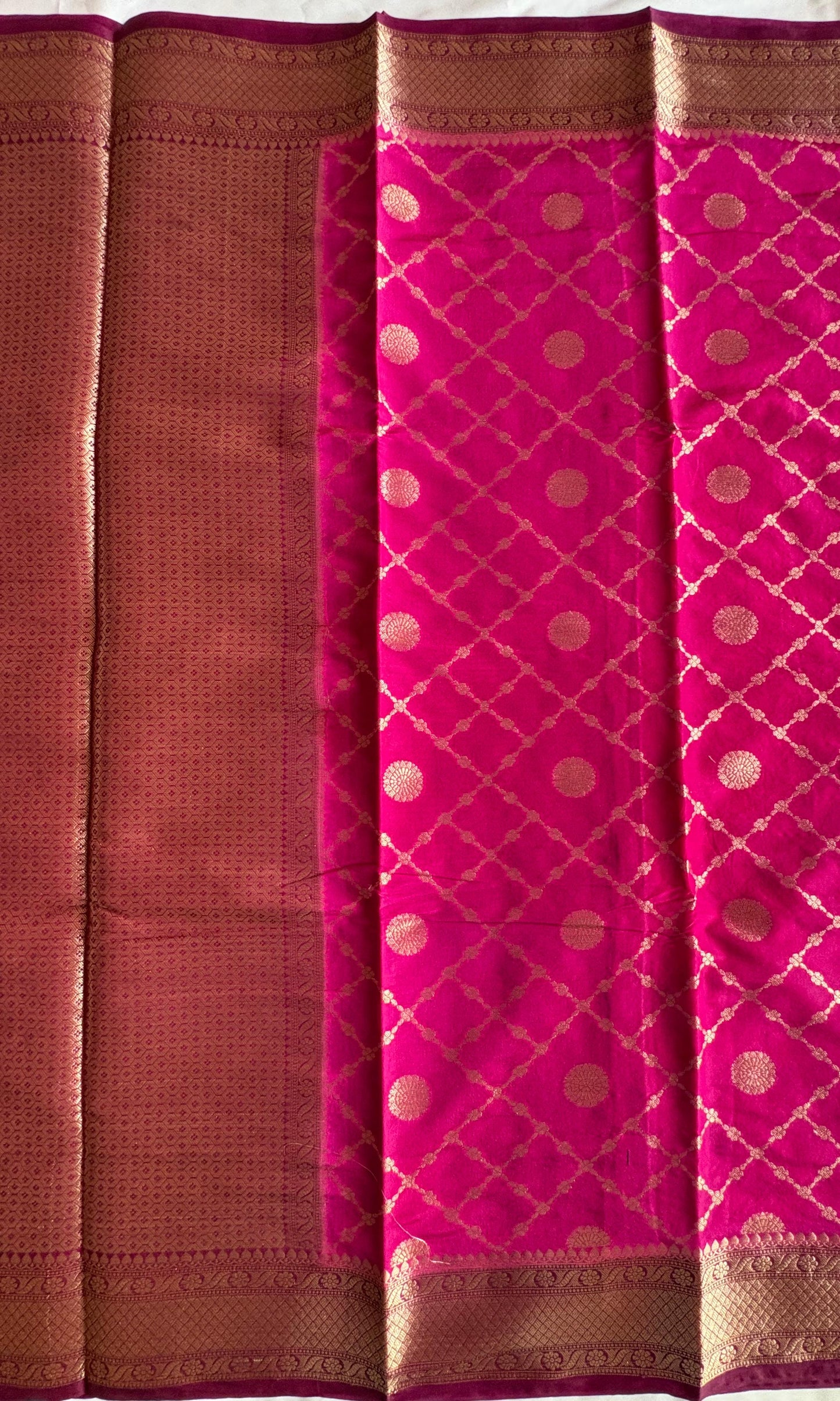 Pink Mashru Saree