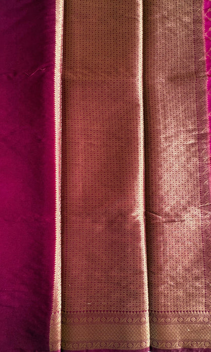 Pink Mashru Saree