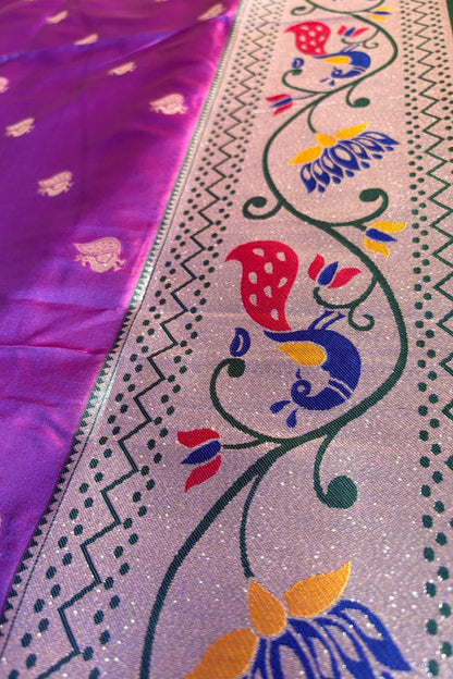 Kalawati Purple Saree