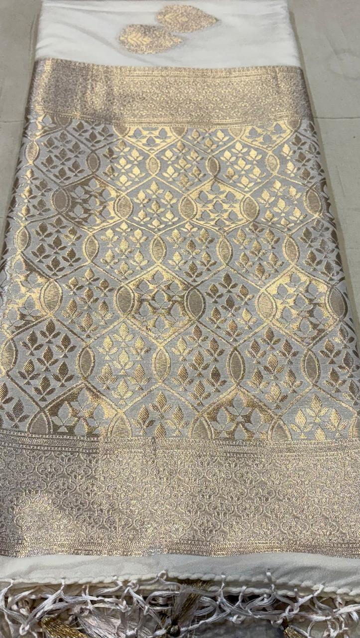 Mysore White Saree
