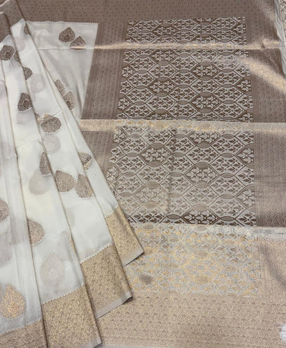 Mysore White Saree