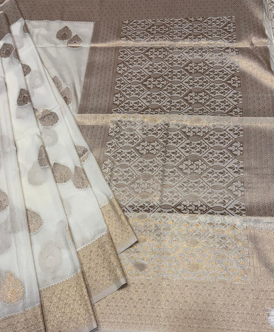 Mysore White Saree
