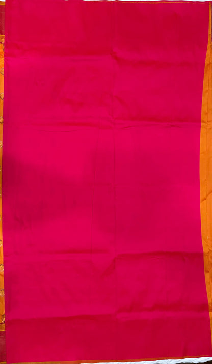 Orange Colour Paithani