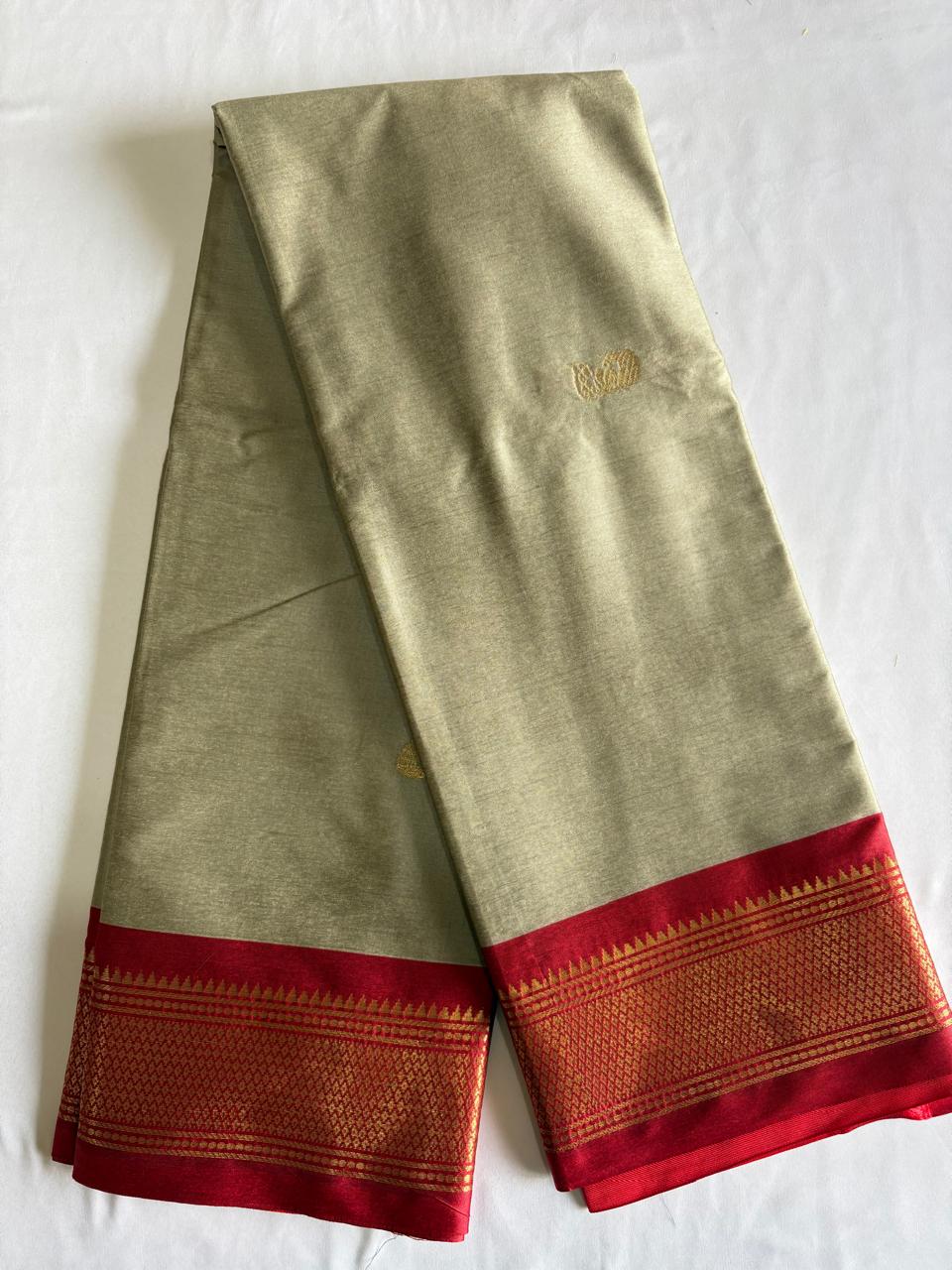 Green paithani