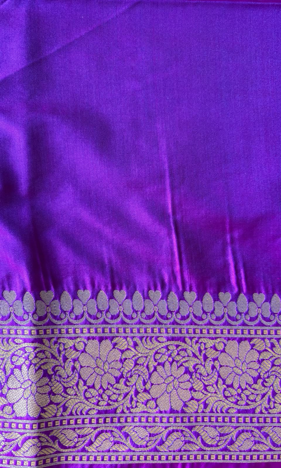 Purple Mashru silk