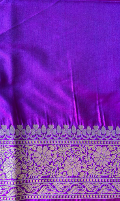 Purple Mashru silk