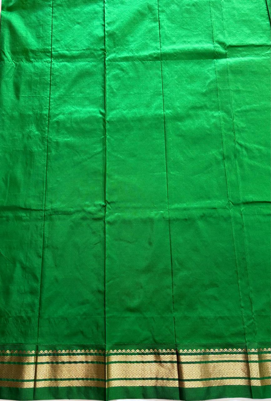 Red pure silk Paithani